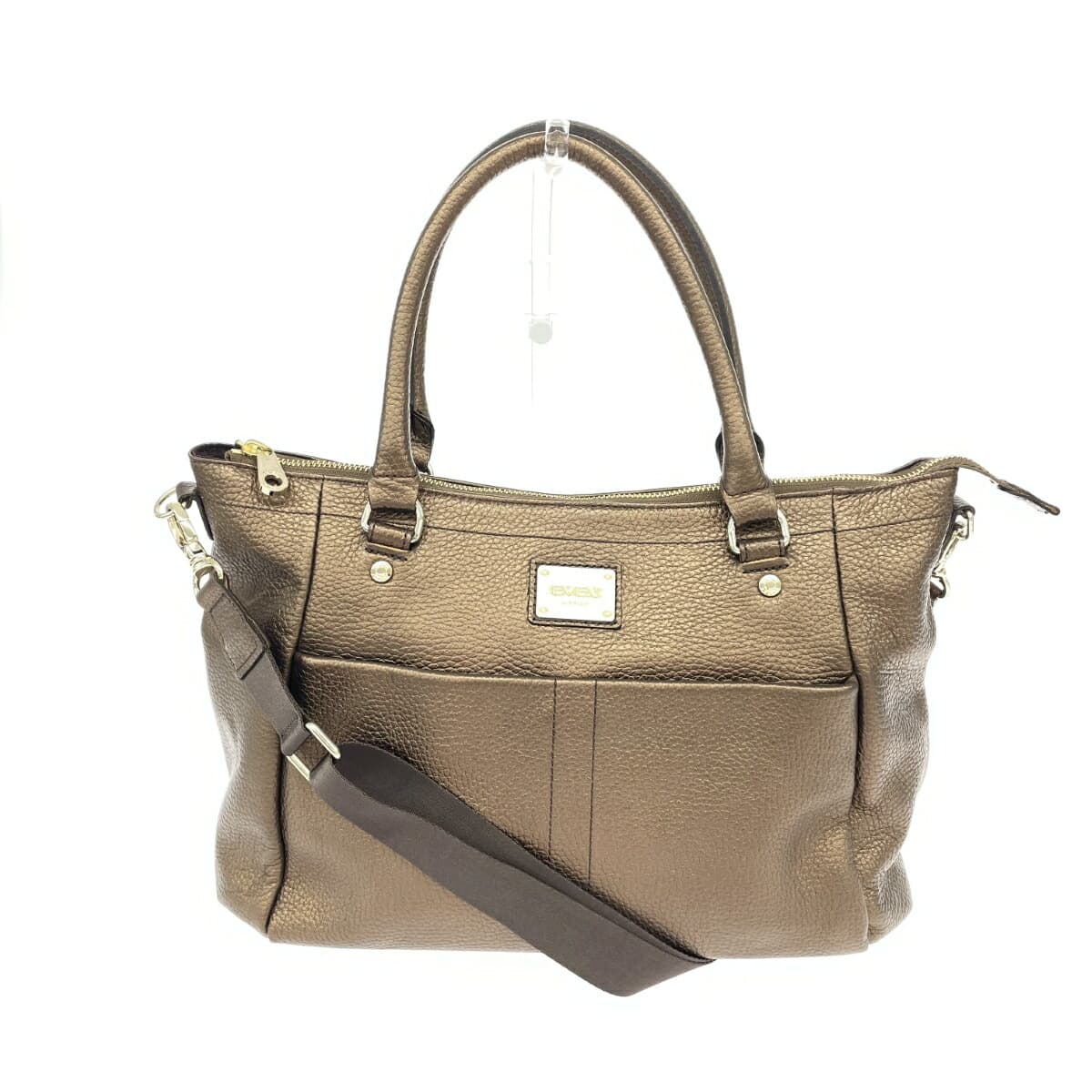 EVEX by KRIZIA 2WAY Bag Leather Brown Women's