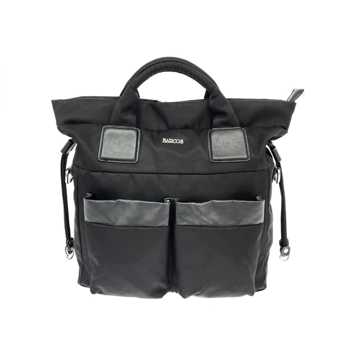 BARCOS Balcos Multiway Backpack/Primo Nylon Drawstring Black Ladies