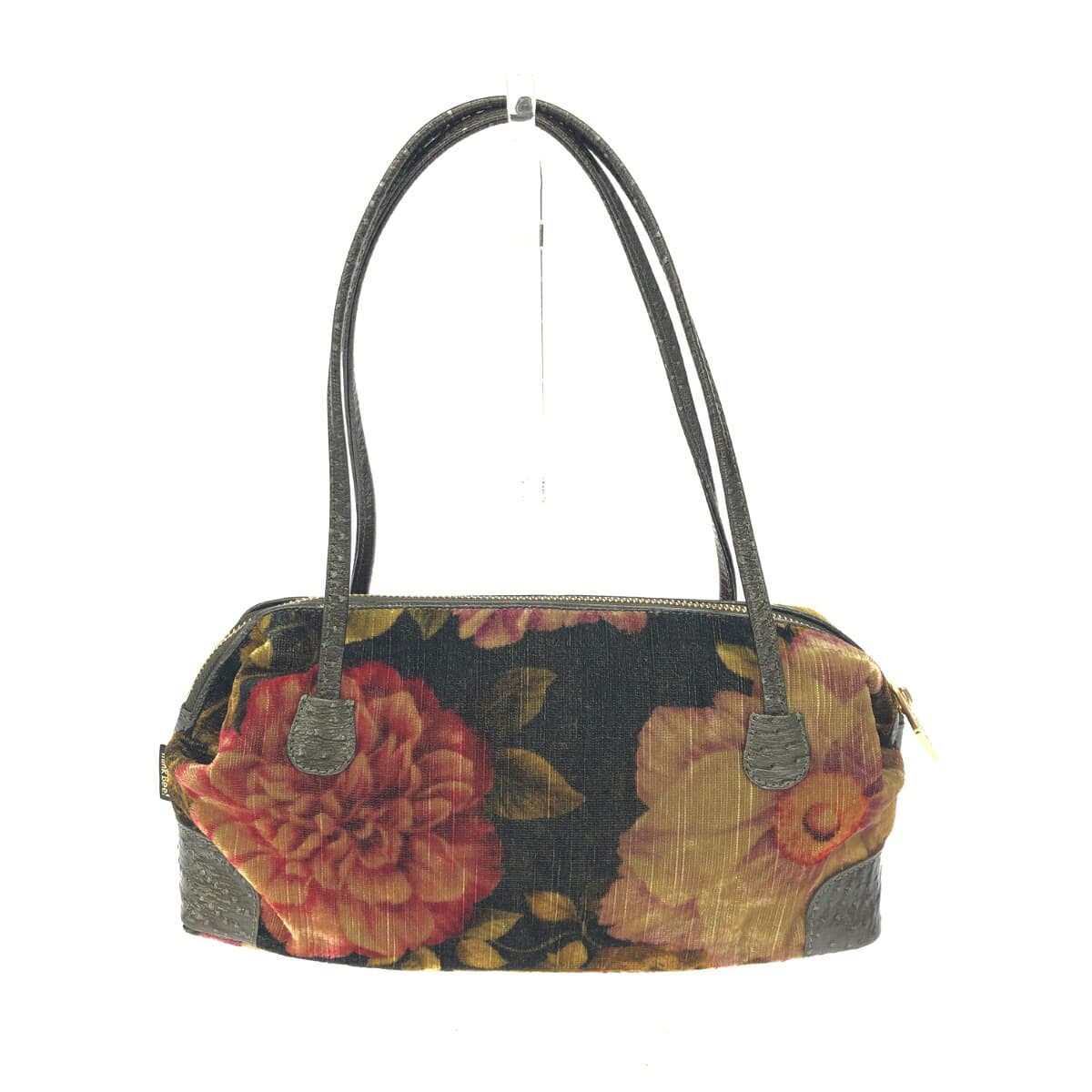 Think Bee Mini Handbag Flower Pattern/Velvet Multi-Color Women's