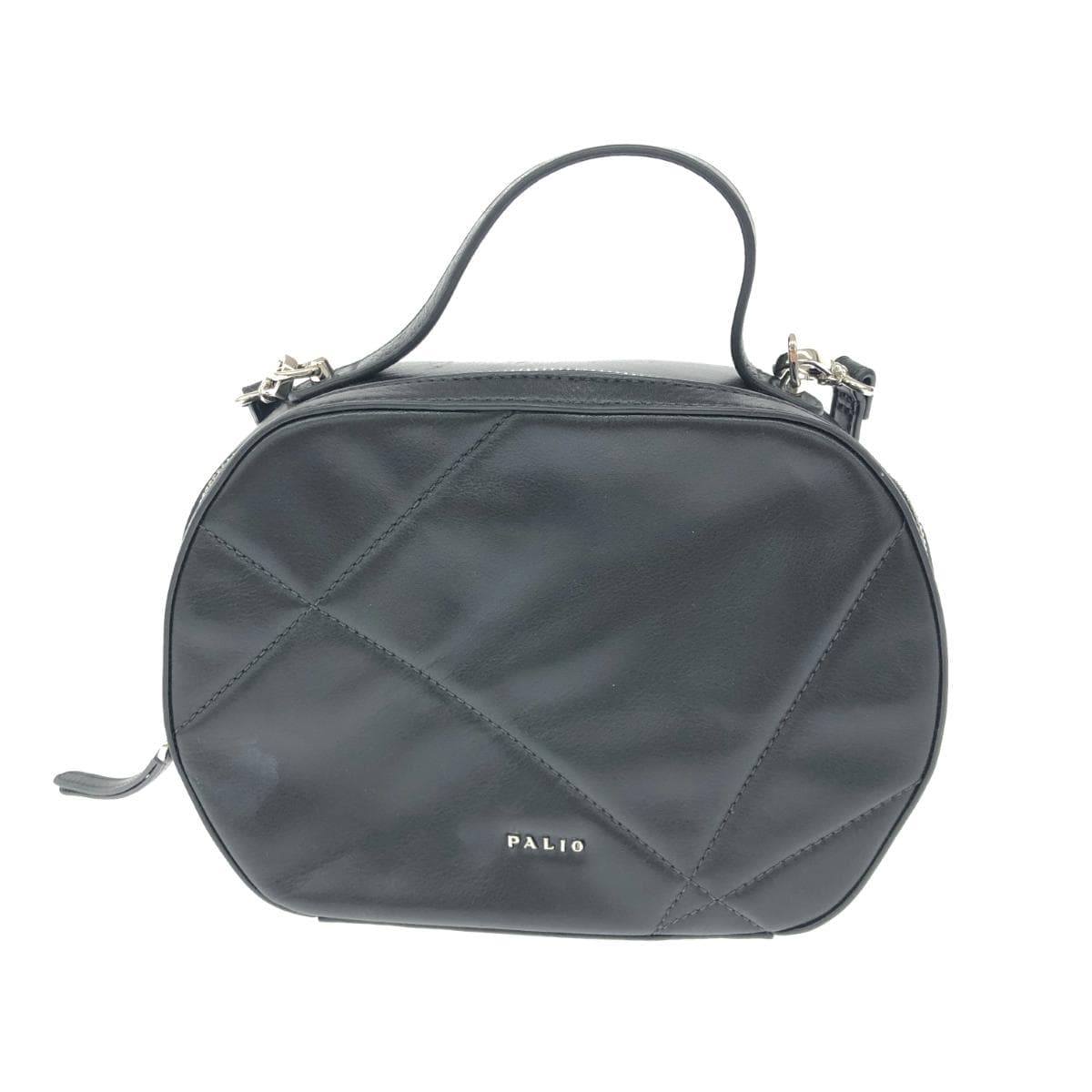 PALIO 2WAY Shoulder Bag Good Condition Quilting Black Ladies