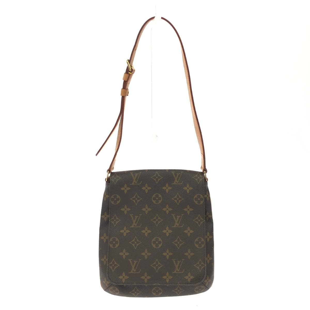 LOUIS VUITTON Musette Salsa Short Monogram LM0060 M51258 Brown Ladies