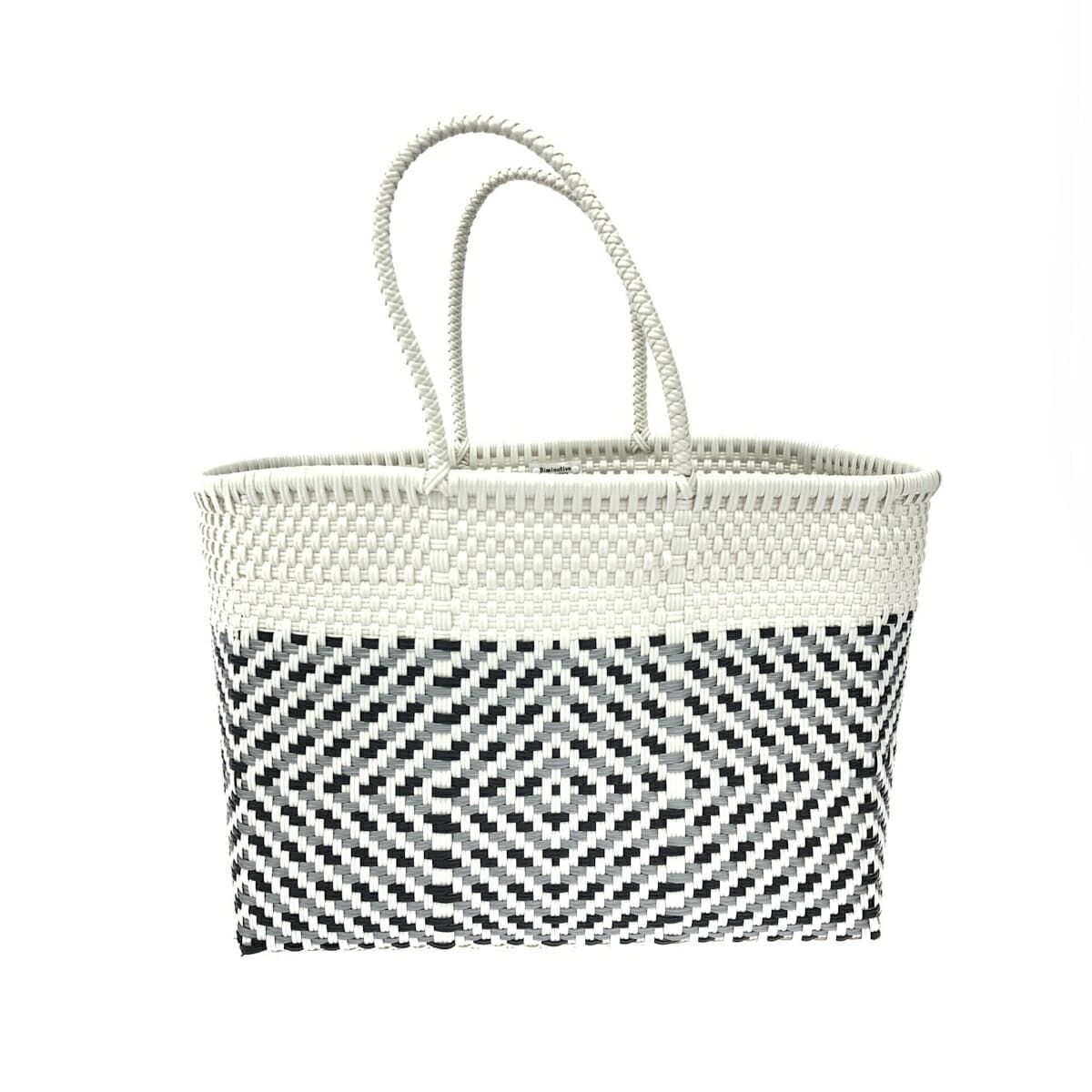 Diminutivo Diminutive Cago Bag Mercado Bag Black/White Ladies