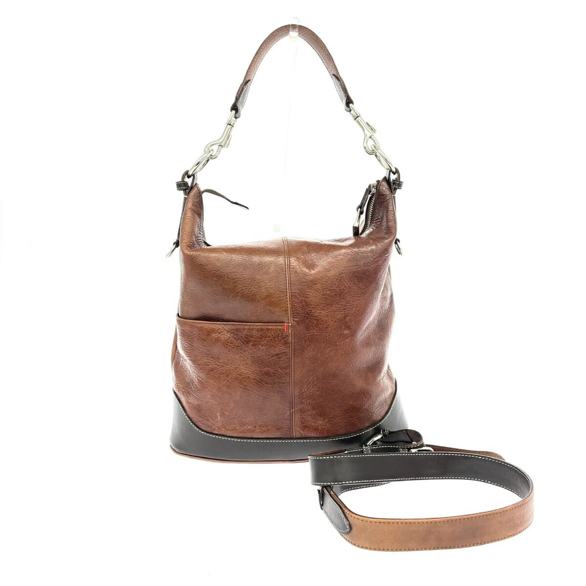 SOMES SADDLE Shoulder Bag Leather Brown Men's