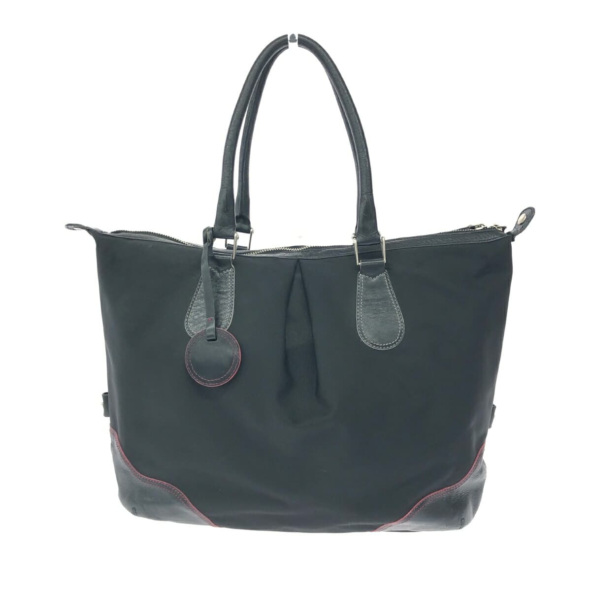 Paul Smith tote bag/business bag nylon × leather black unisex