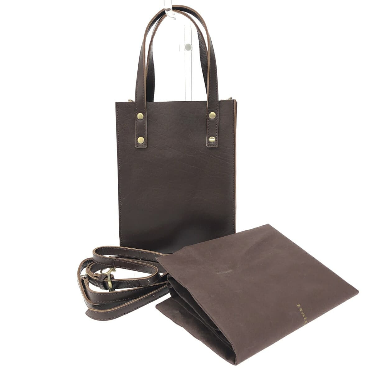 Hallelujah Hallelujah/2WAY bag in excellent condition, leather, brown