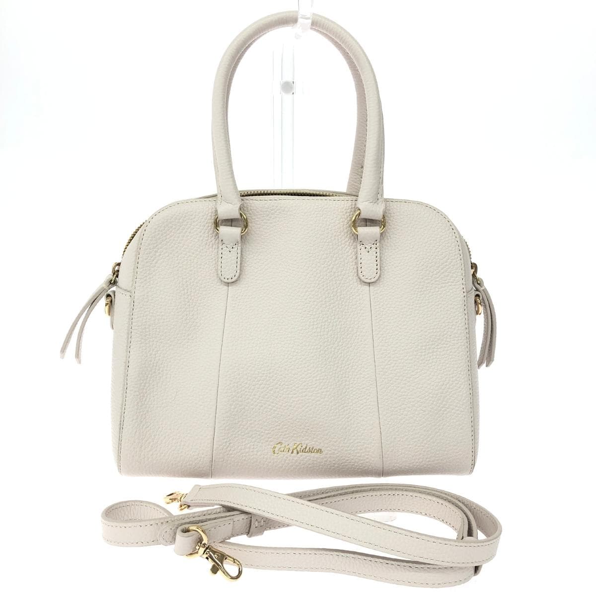 Cath Kidston 2WAY Handbag Floral Pattern/PVC/Ivory Ladies