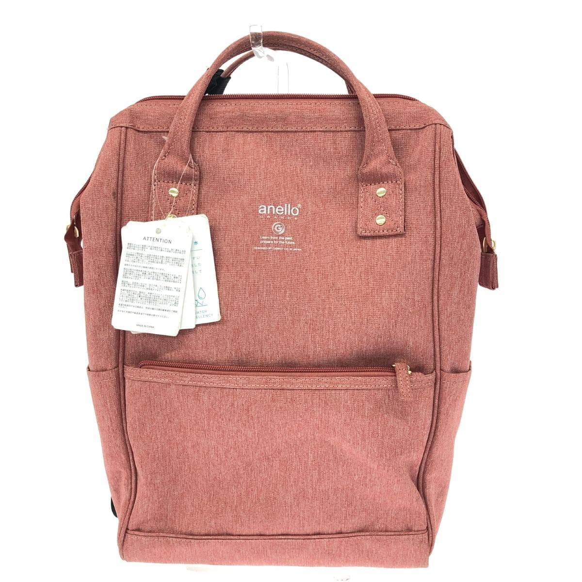 anello Anello Grande / Frame Backpack unused item Wide open / Nylon / Coral