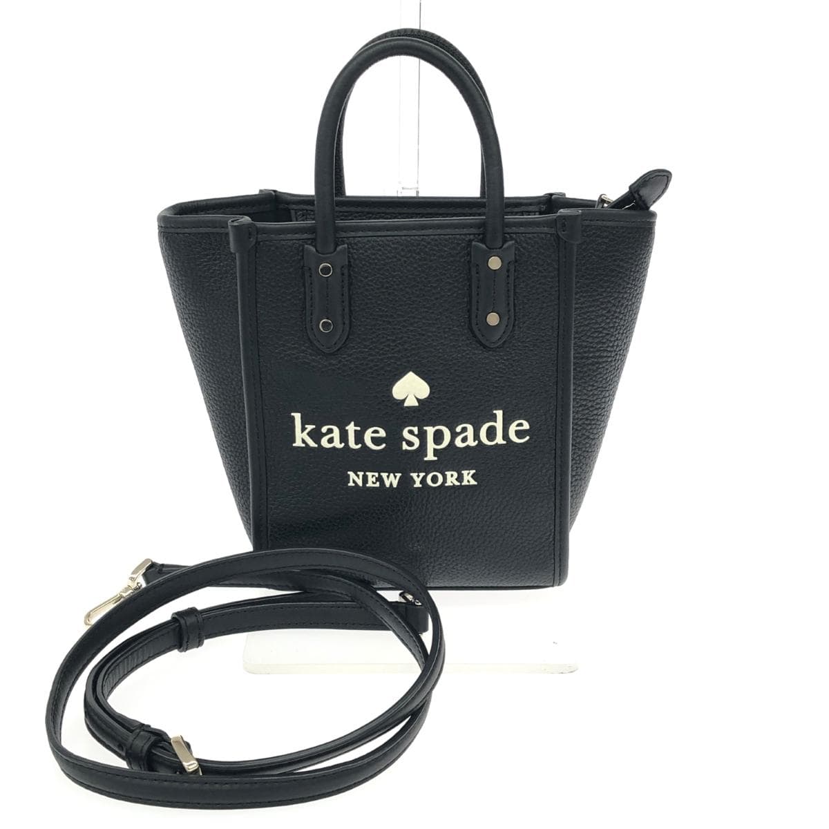 Kate Spade 2WAY Mini Handbag / Ella Good Condition Pebbled Leather / Black K7295