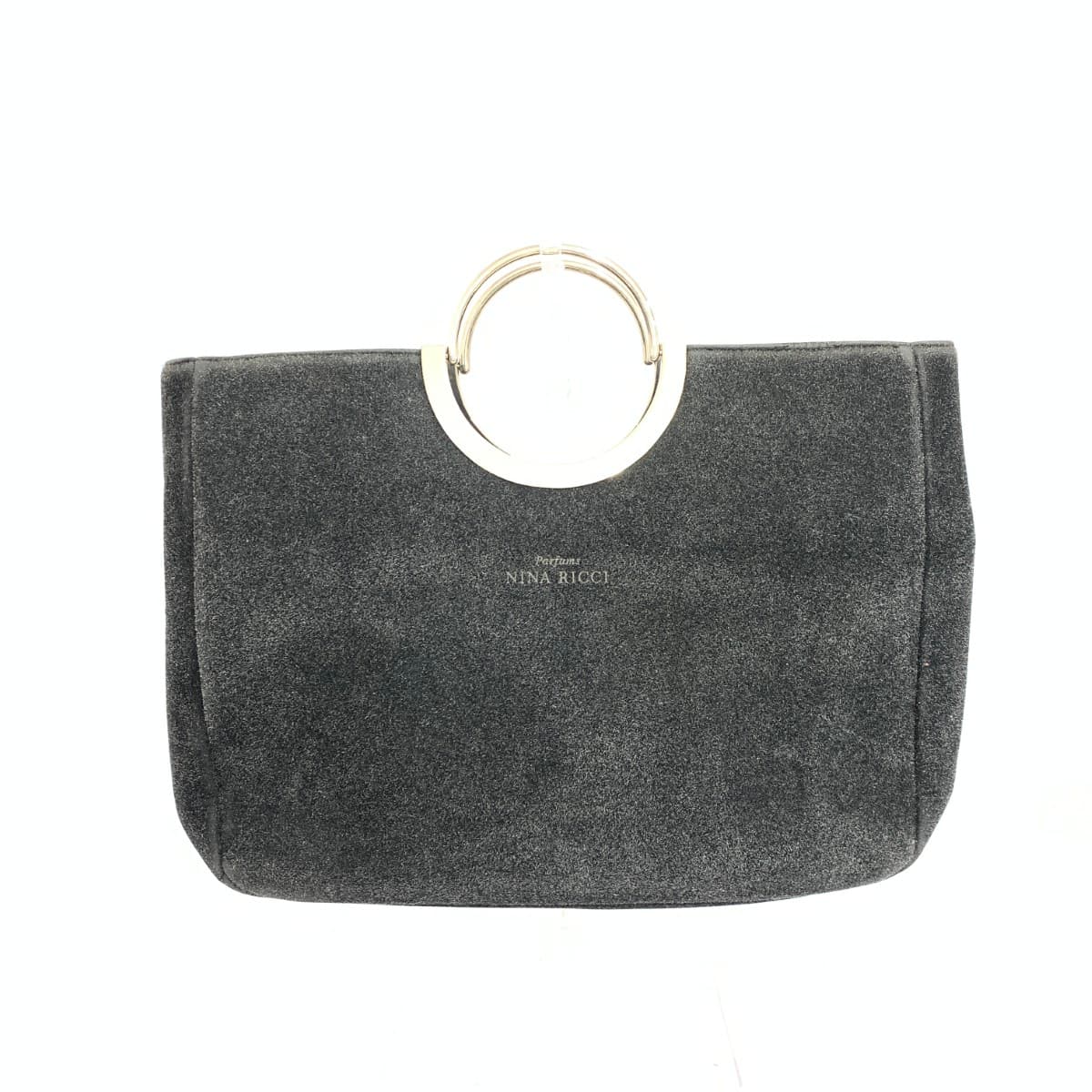 NINA RICCI Handbag Circle Handle Black Ladies