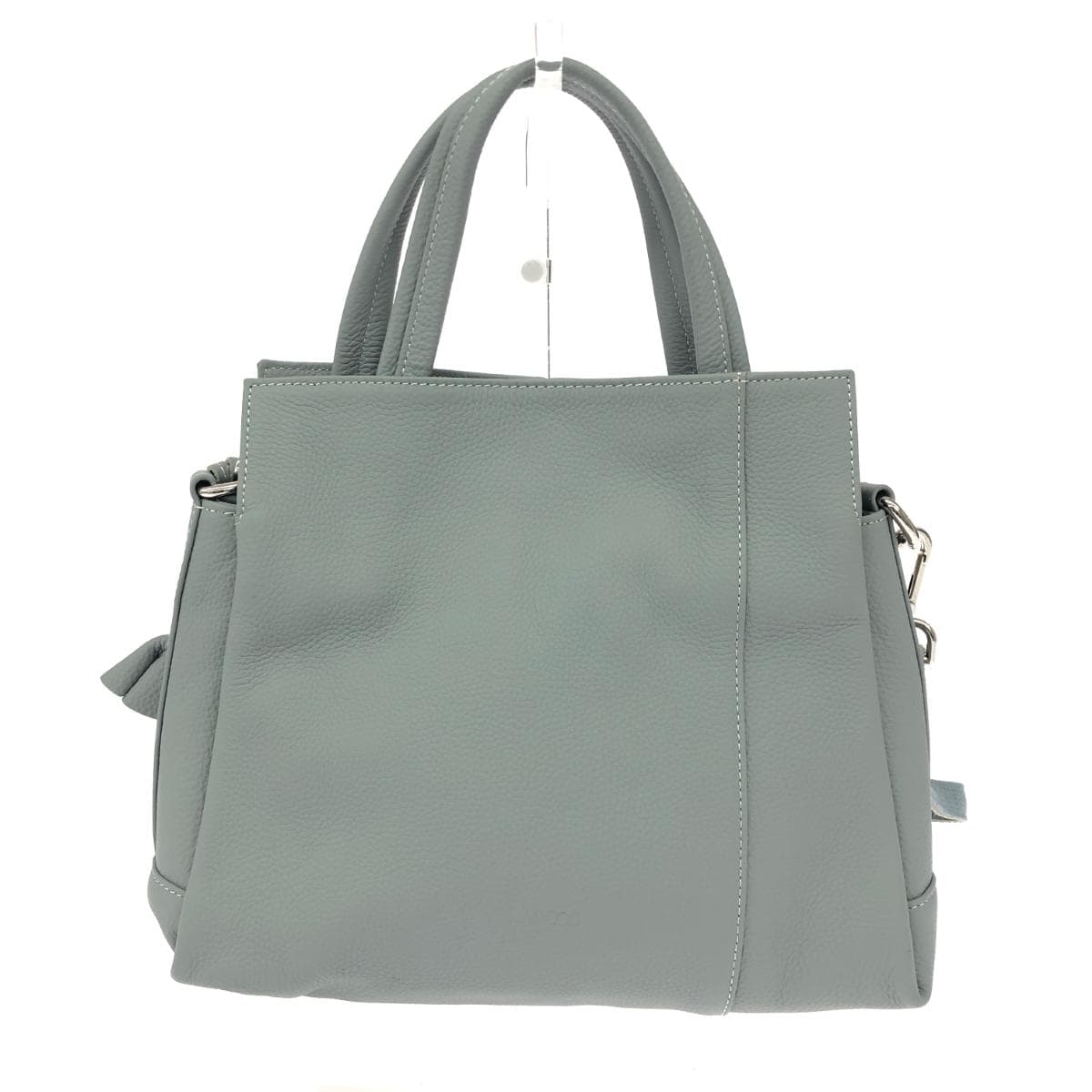 BARCOS 2WAY Tote Bag / Lulu Good Condition Shrink Leather Gray Women's