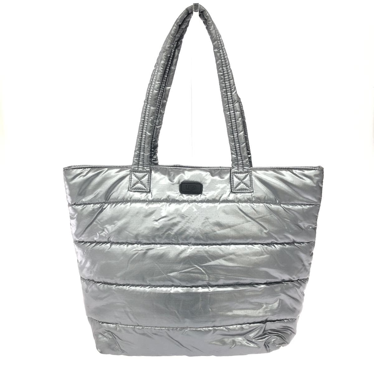UGG Crystal Puffer Tote Nylon Silver Color for Women