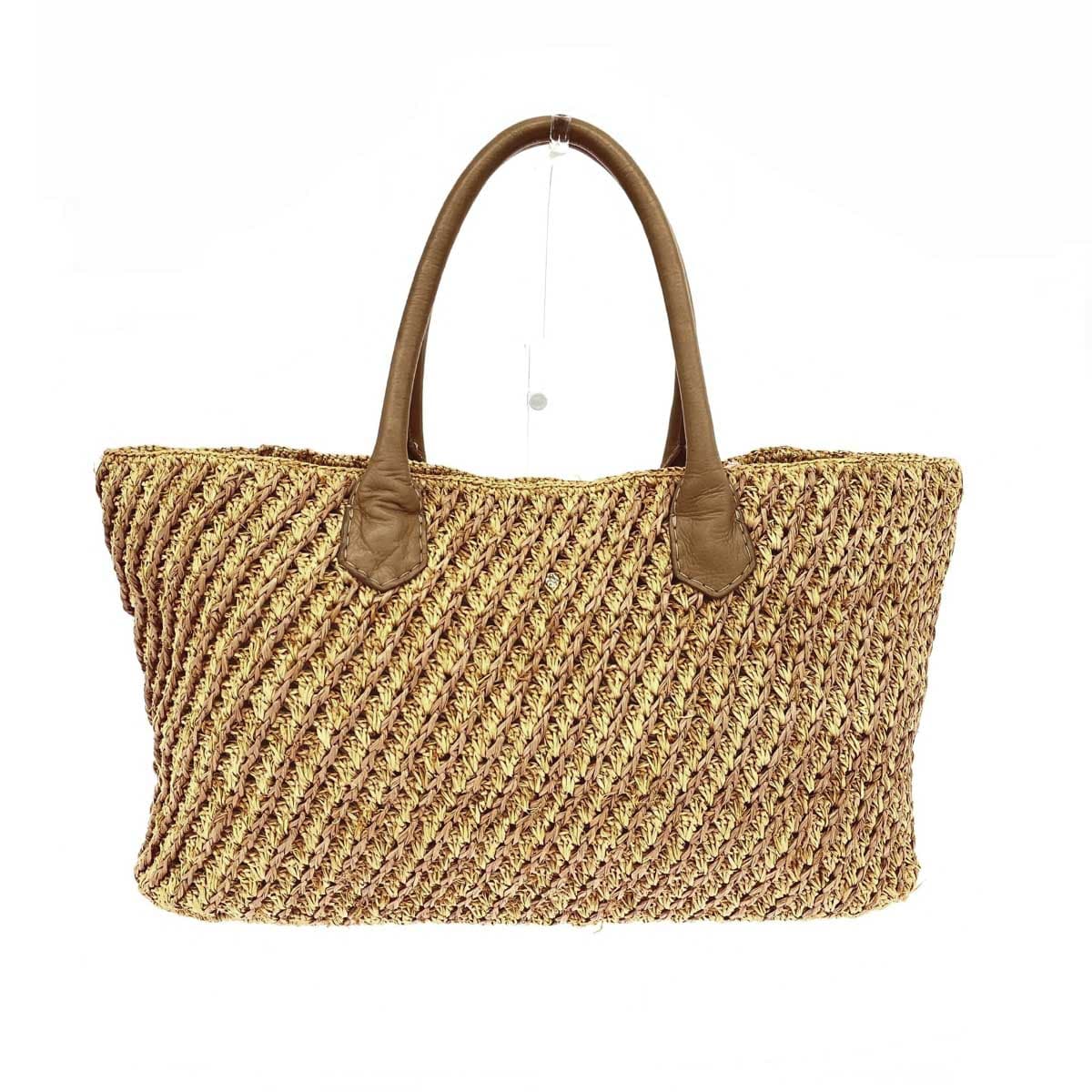 Helen Kaminski Tote Bag Raffia Beige Women's