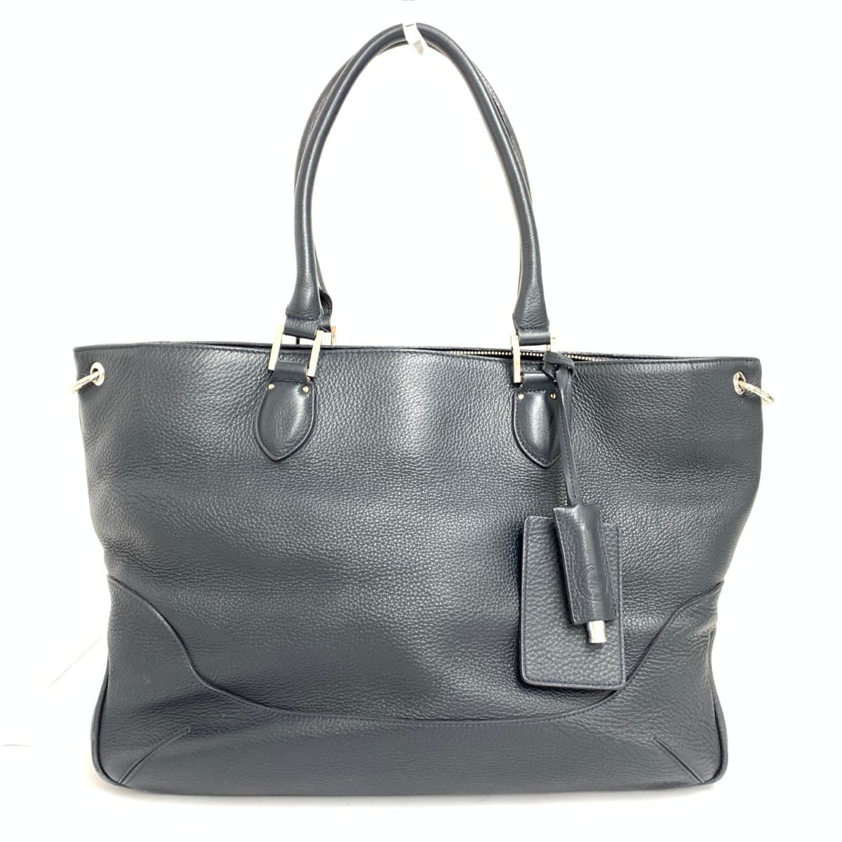 PELLE MORBIDA Tote Bag Leather Navy Unisex