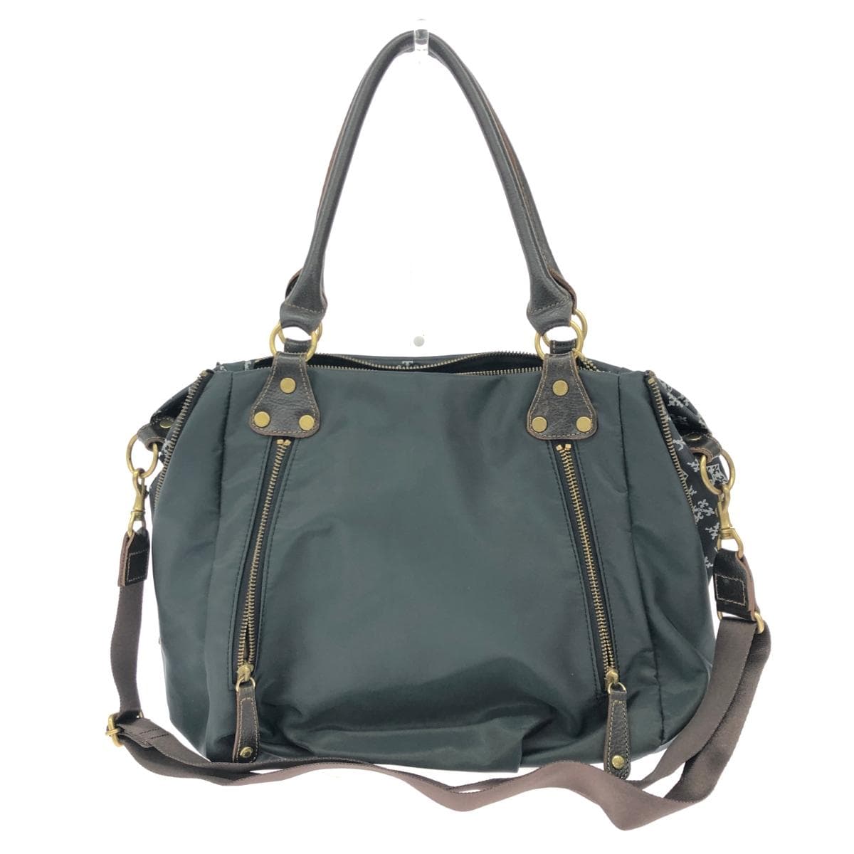 russet LACIT 2WAY tote bag Monogram/Nylon/Olive Women's