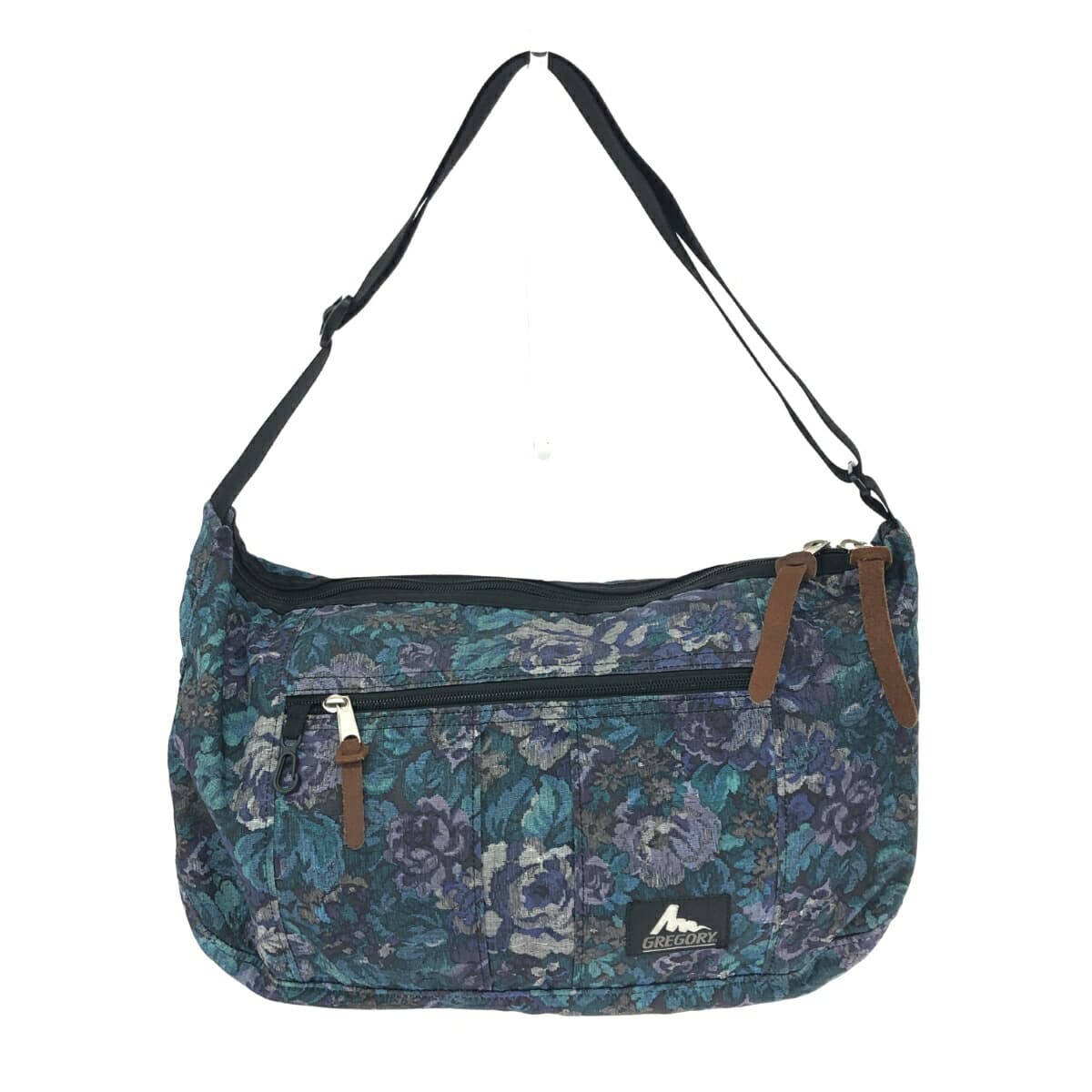 GREGORY Gregory Shoulder Bag Good Condition Tapestry Blue Unisex