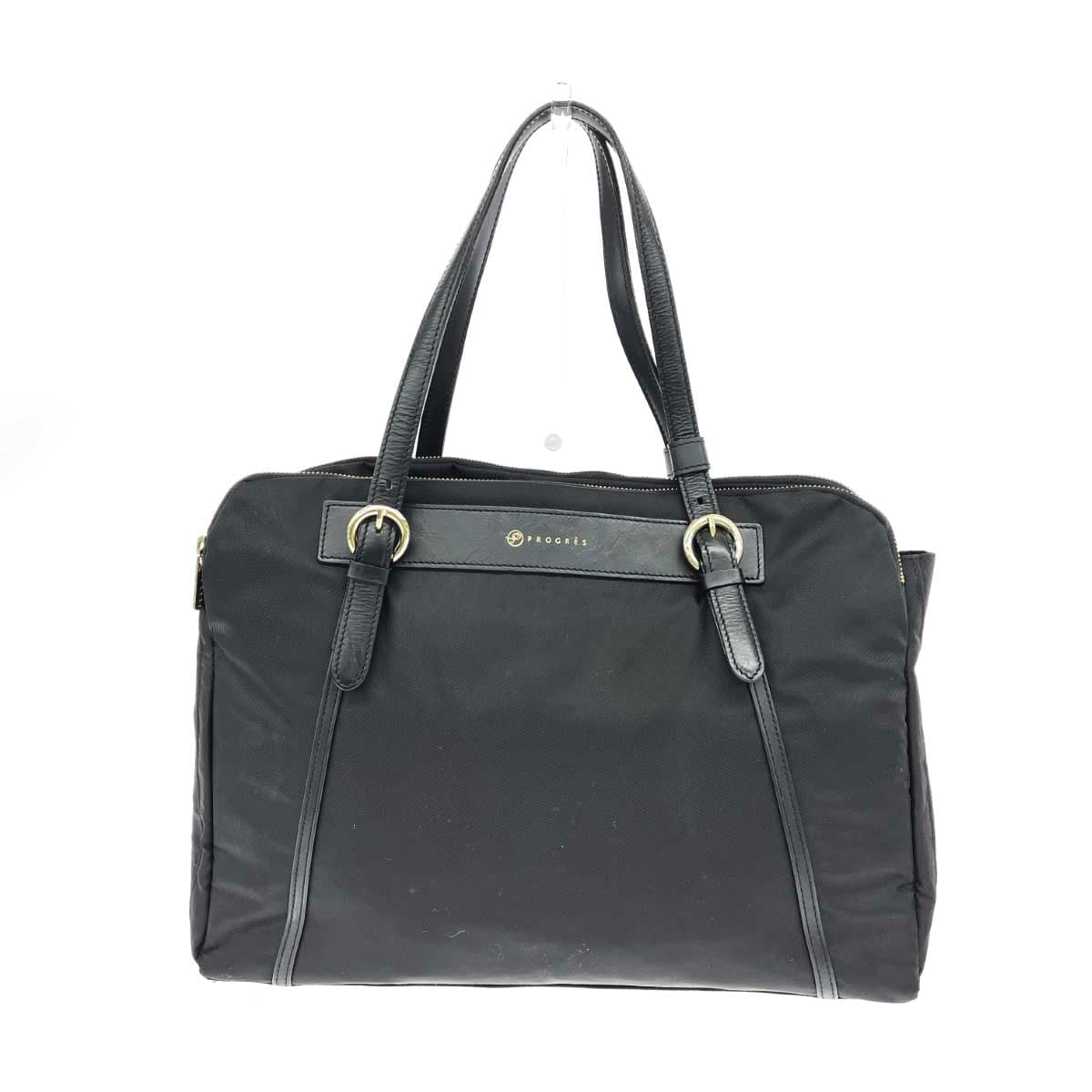 PROGRES Progress Tote Bag Nylon Black Women's