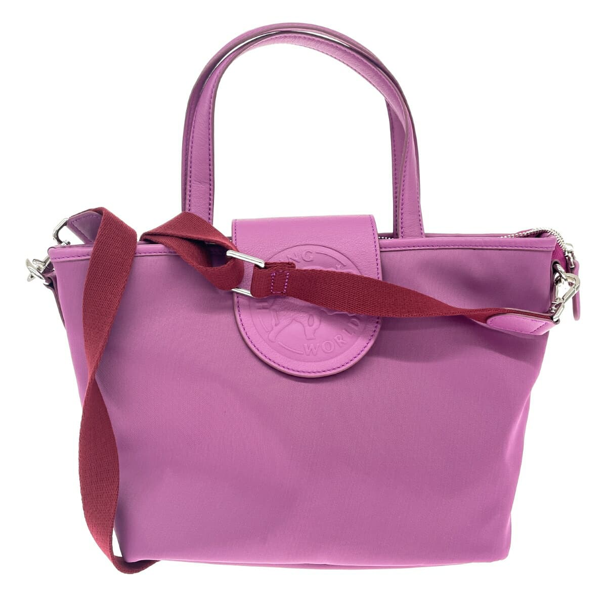 HUNTING WORLD 2WAY Bag / At Ease Tradition Good Condition Nylon Purple Ladies