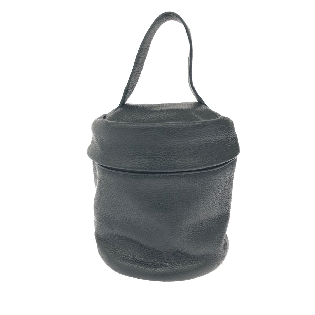 MARINEDAY Marine Day Marine Day / Bucket Bag Good Condition Leather Black Women's