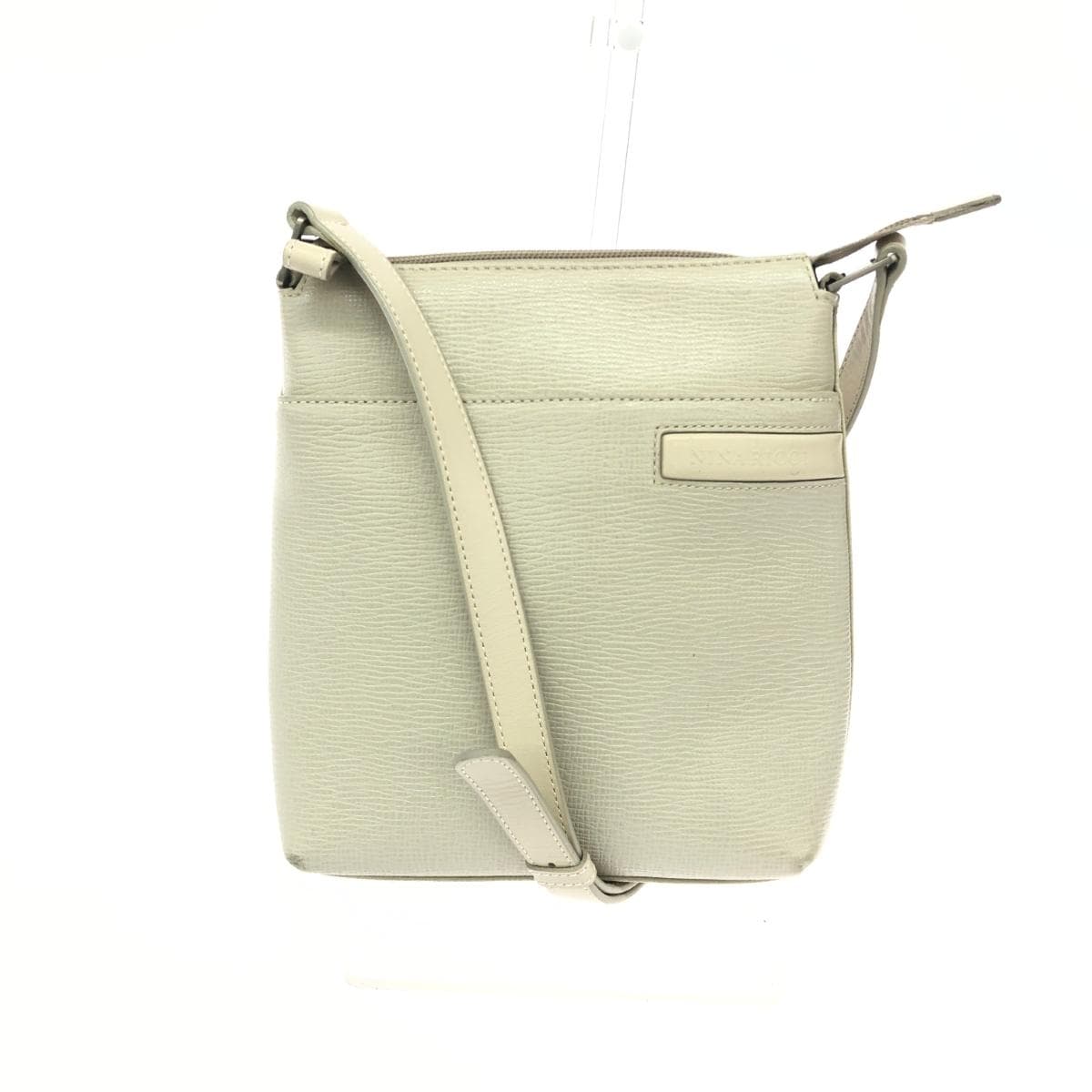 NINA RICCI Mini Shoulder Bag Leather White Women's