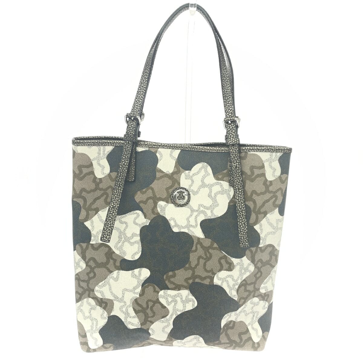 TOUS Tote Bag Good Condition PVC×Leather Multicolor Women's