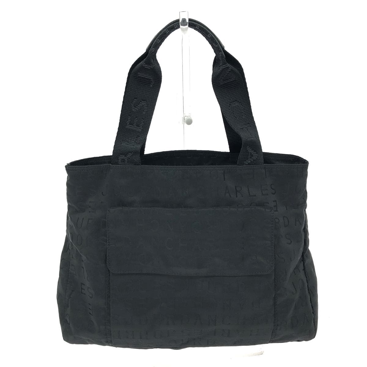 CHARLES JOURDAN Tote Bag Good Condition Mistral/Nylon Black Ladies