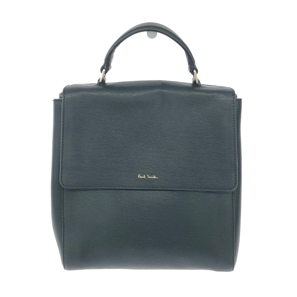 Paul Smith backpack leather black for women