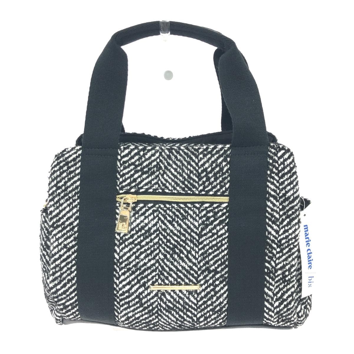 Marie Claire Fabric 2WAY Mini Boston Unused Item Black Ladies