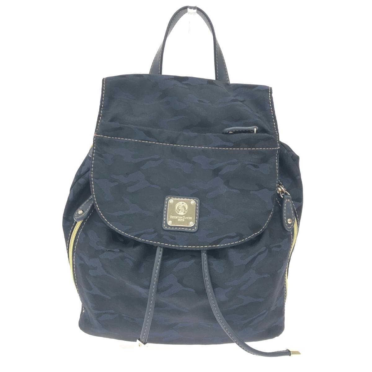 CHRISTIAN OLIVIER Backpack Camouflage/Nylon Navy Ladies