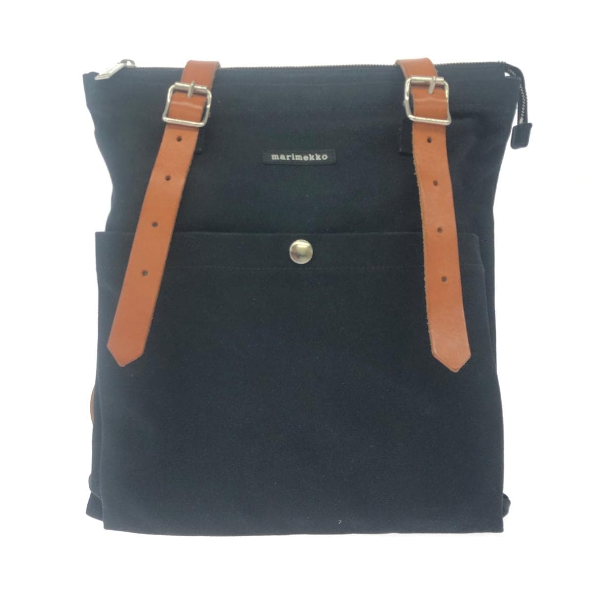 marimekko EPPU Canvas × Leather / 2WAY Black