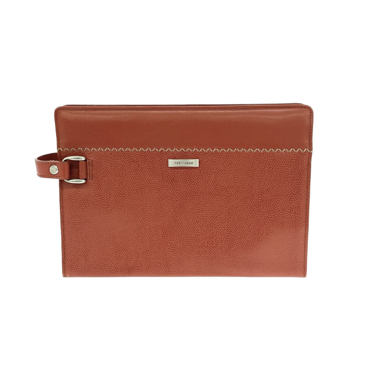 MISSONI Second Bag Leather Brown/Orange Unisex