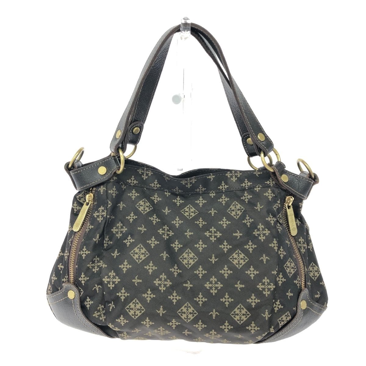 russet LACIT 2WAY tote bag Monogram/Nylon Brown Ladies