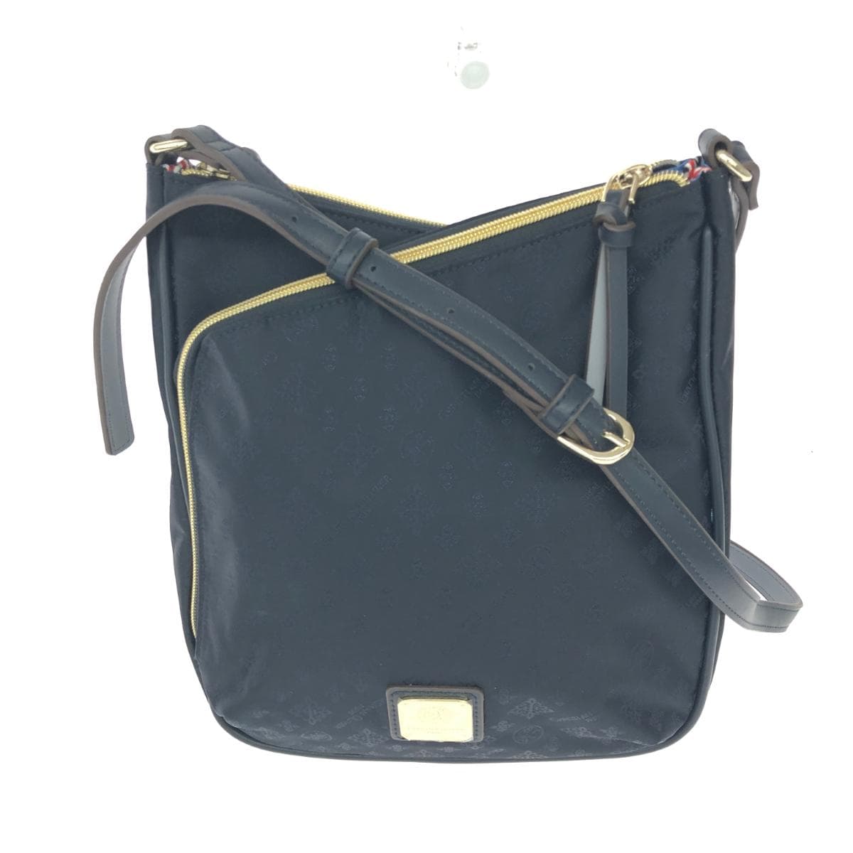 CHRISTIAN OLIVIER Shoulder Bag Good Condition Monogram/Nylon Navy Women's