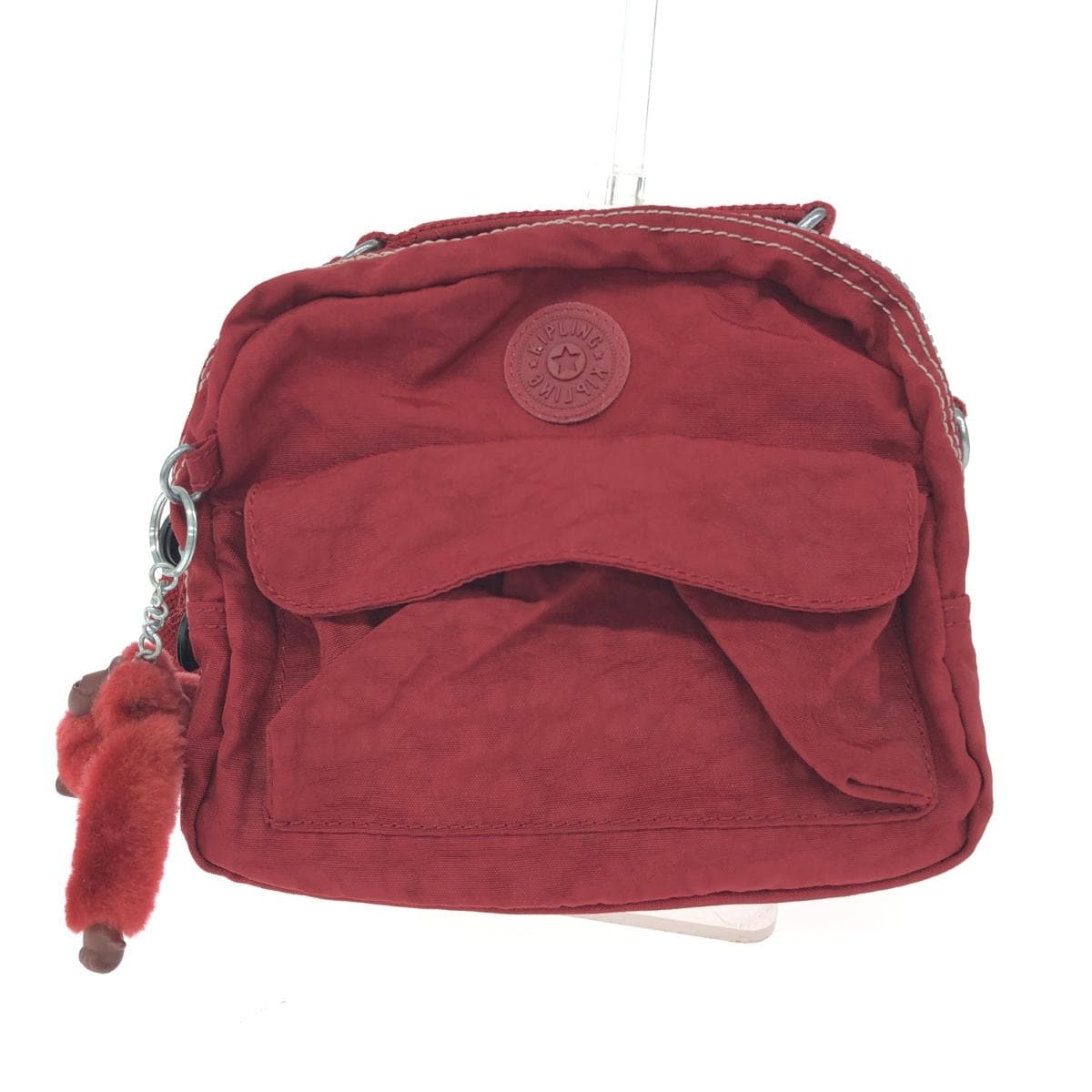 KIPLING 2-Way Bag/Backpack Nylon Red