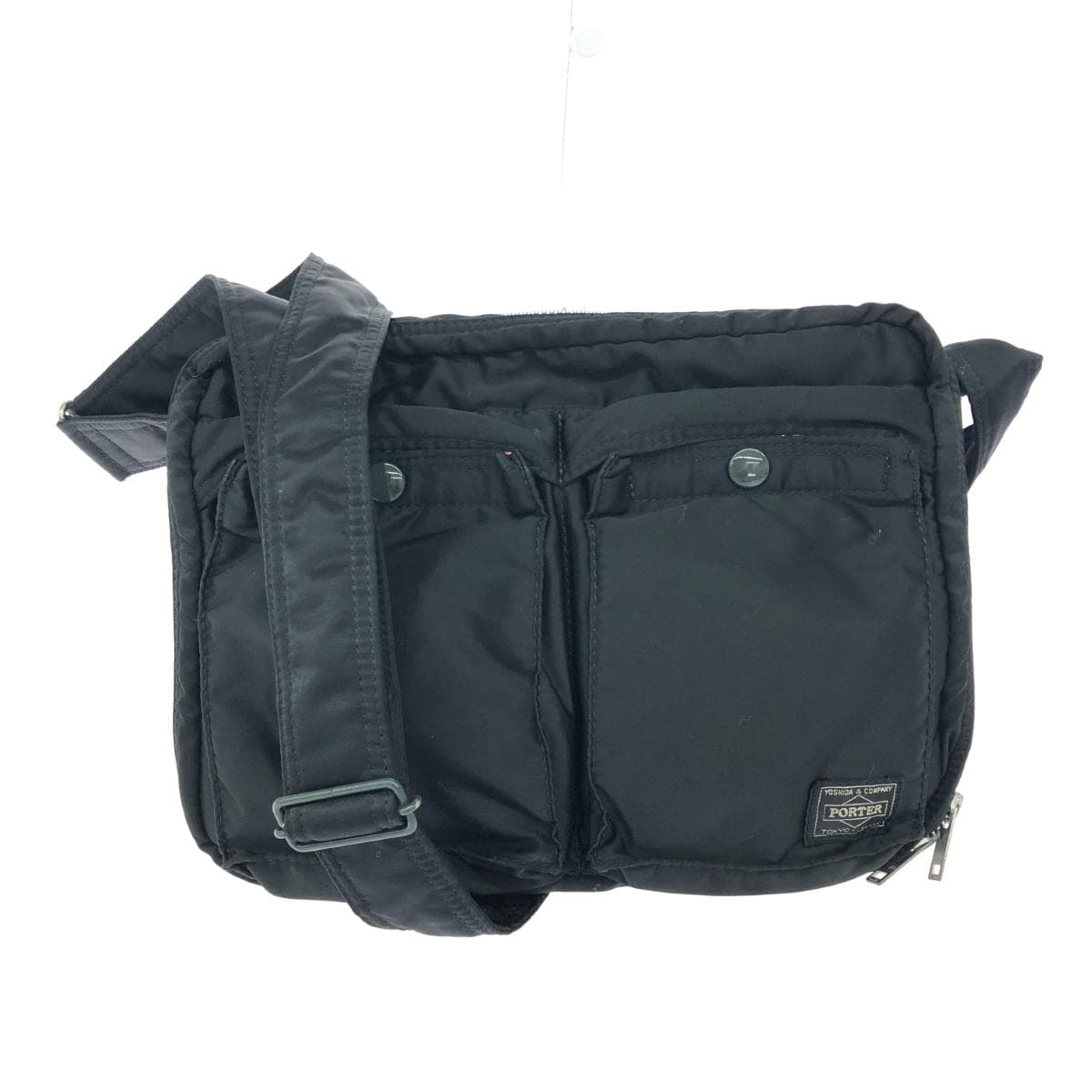 PORTER Shoulder Bag / Tanker Nylon Black Unisex