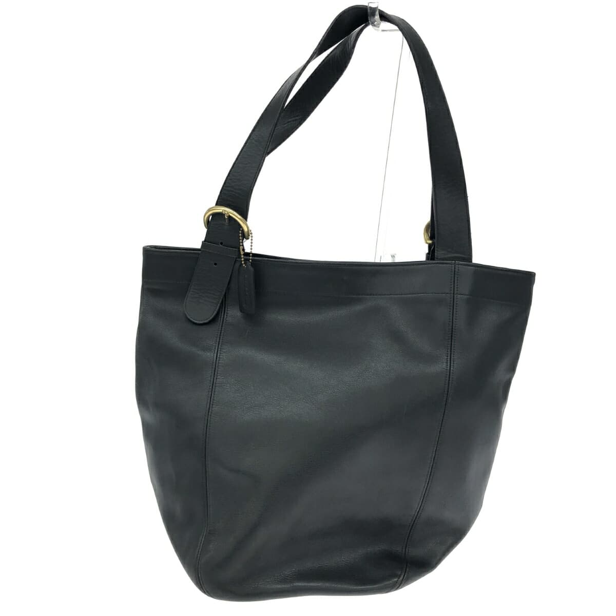 COACH Old Coach Tote Bag Grab-Tan Leather 4082 Black