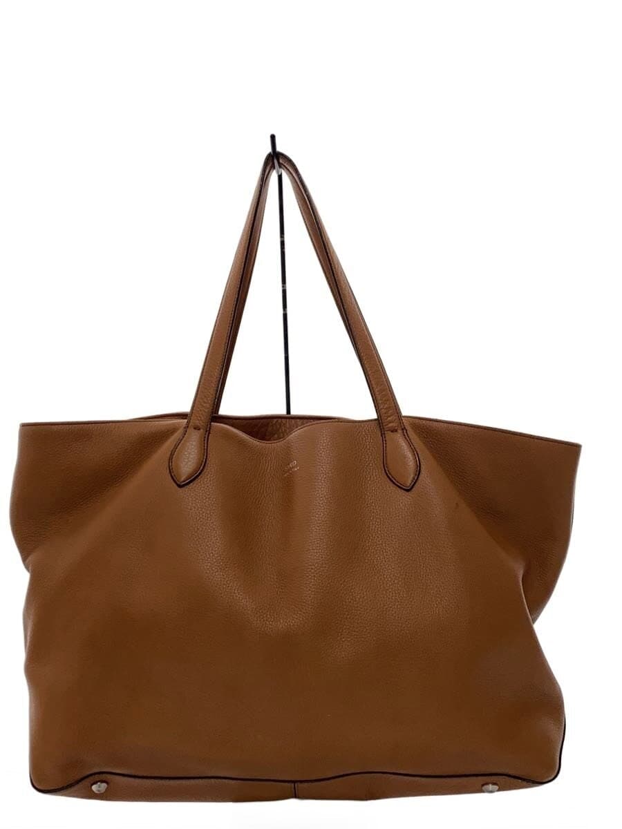FARO Tote Bag Leather BRW