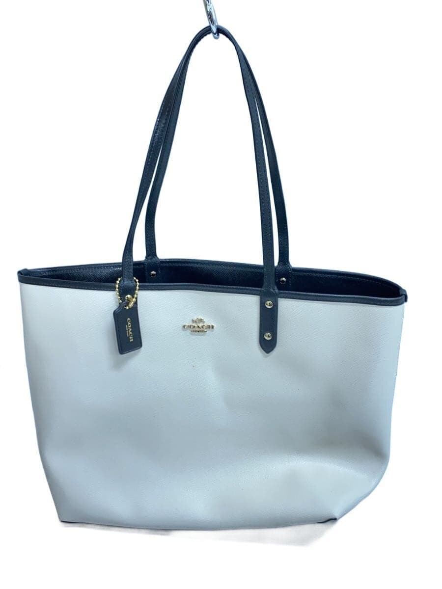 COACH Tote Bag_All Leather CRM