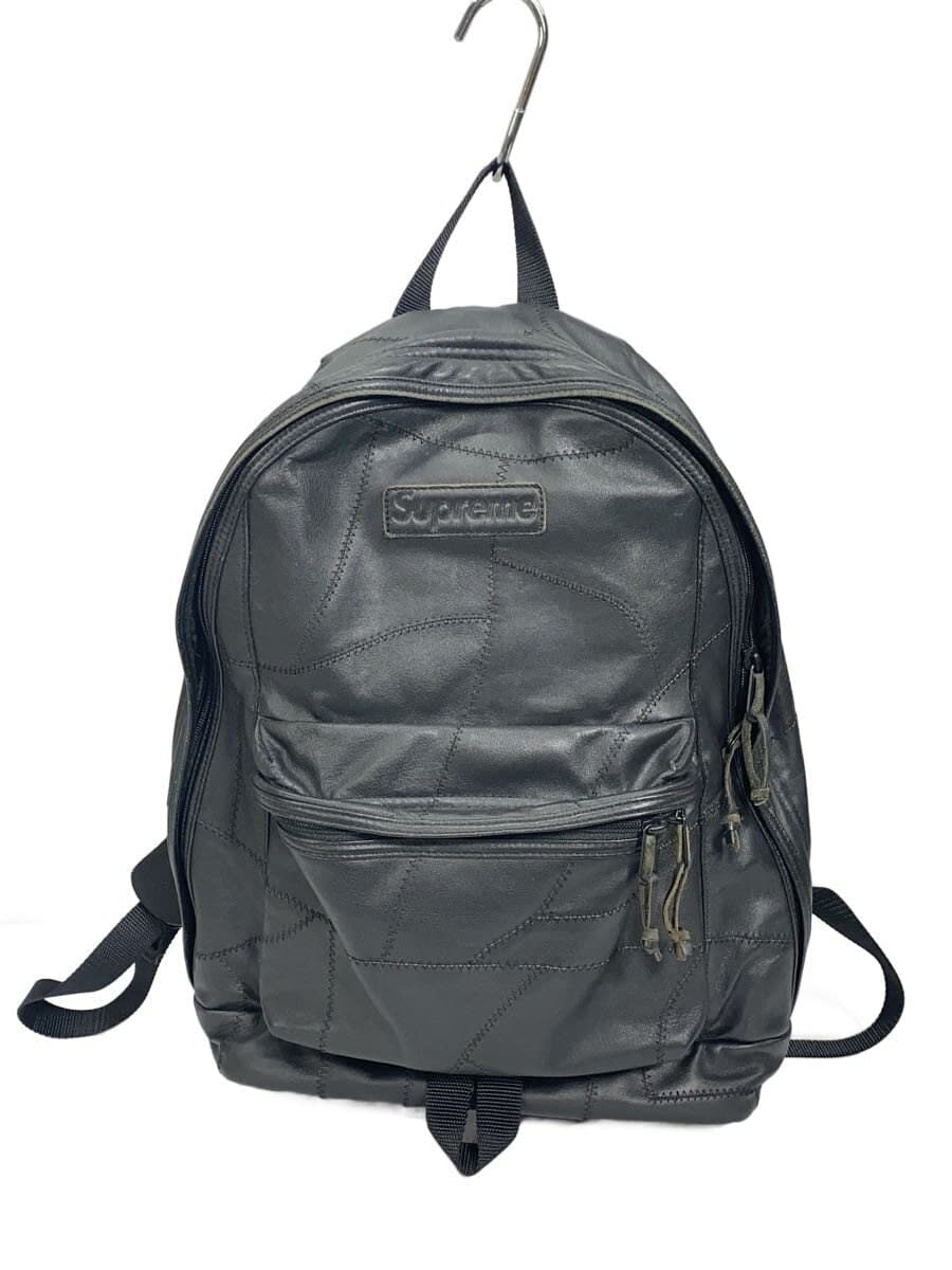 Supreme Backpack Leather BLK