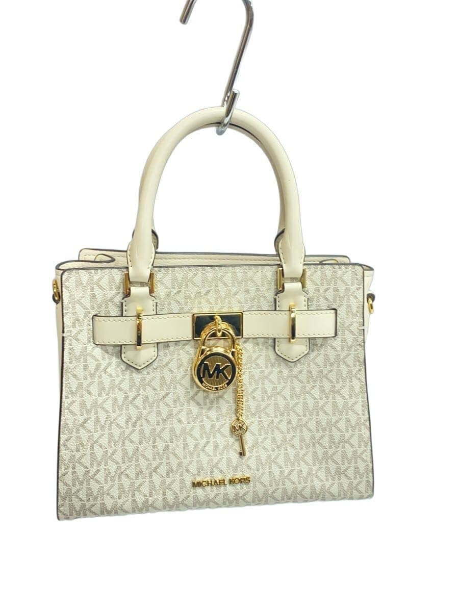 MICHAEL KORS Shoulder Bag Leather CRM All Over Pattern 35F1GHMS1B