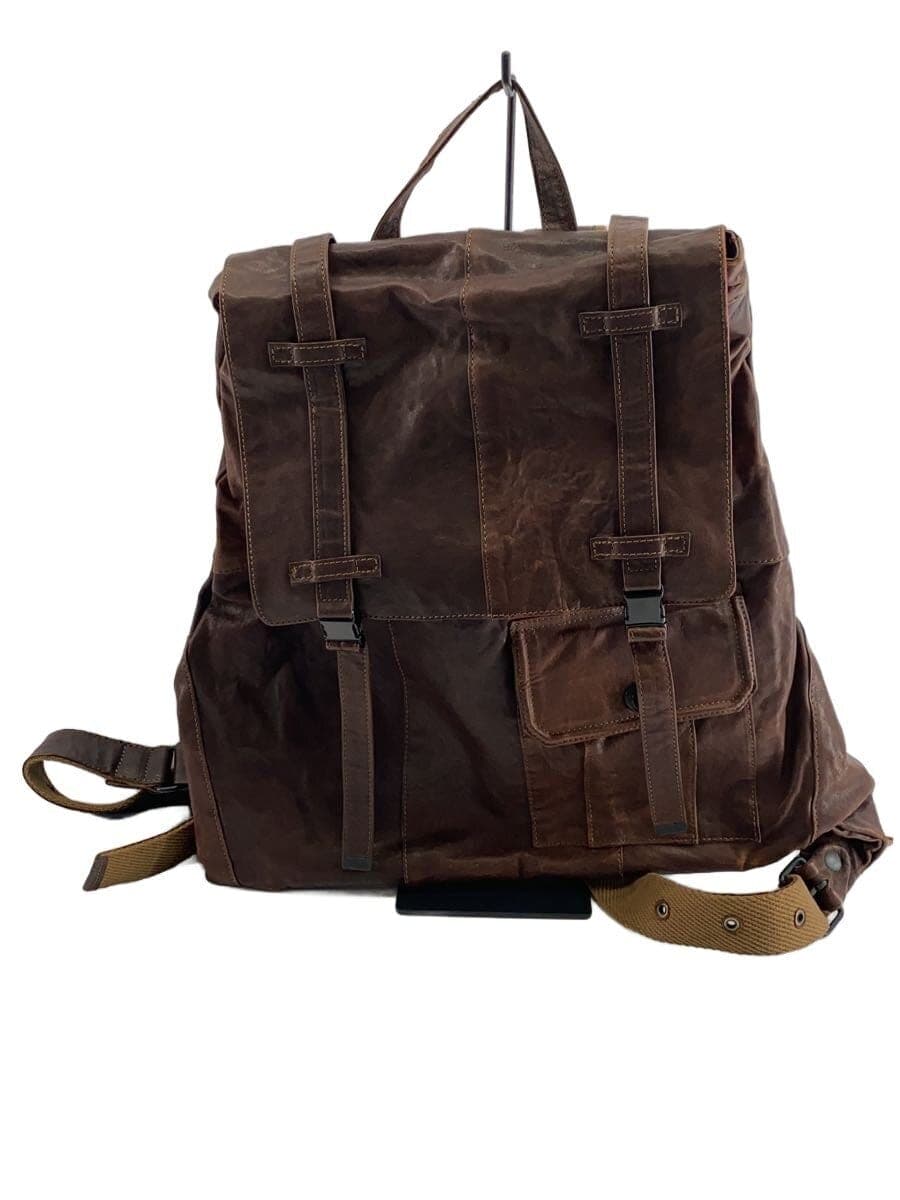 Creed Backpack Leather BRW Solid
