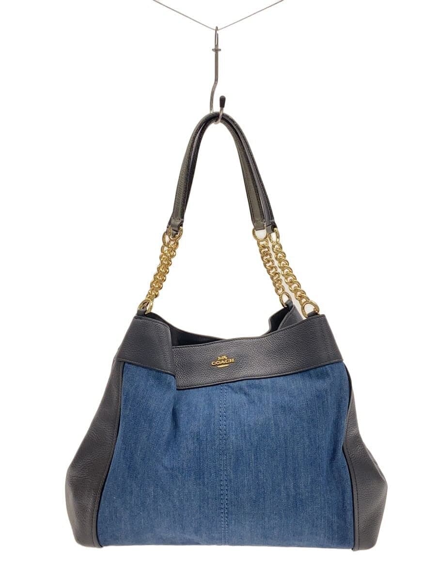 COACHCOACH Coach Tote Bag Denim NVY Plain F25884