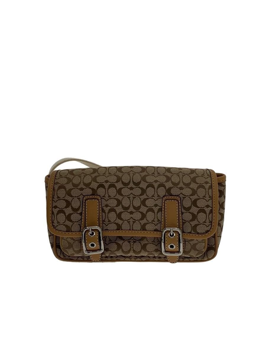 COACH Shoulder Bag BEG All Over Pattern