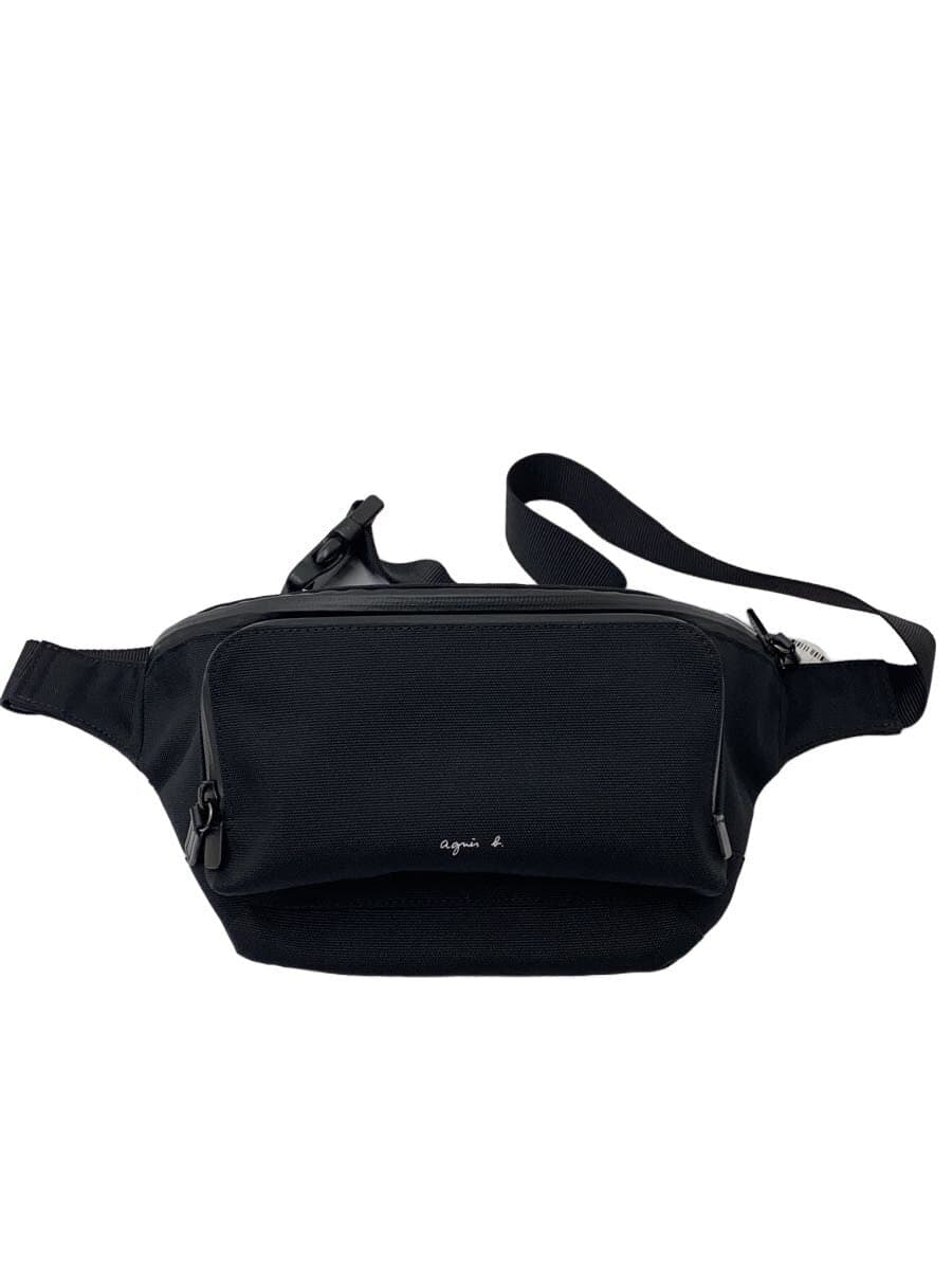 agnes b. Waist Bag Nylon BLK Solid