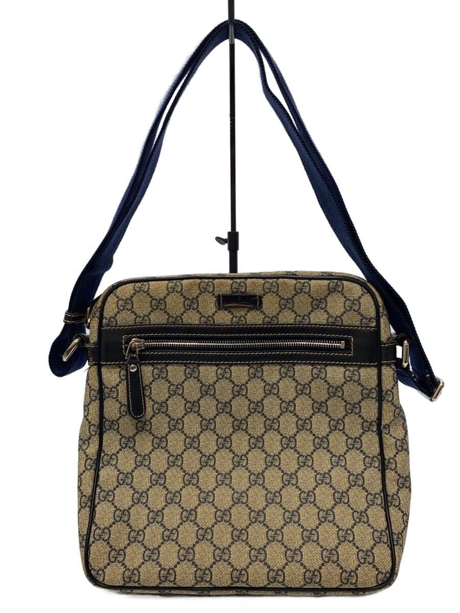 GUCCI Shoulder Bag_GG Supreme BEG All Over Pattern