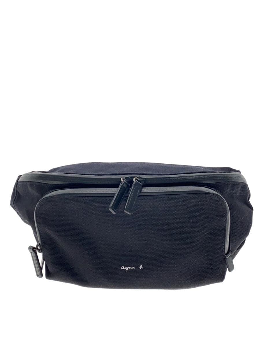 agnes b. Waist Bag BLK Solid