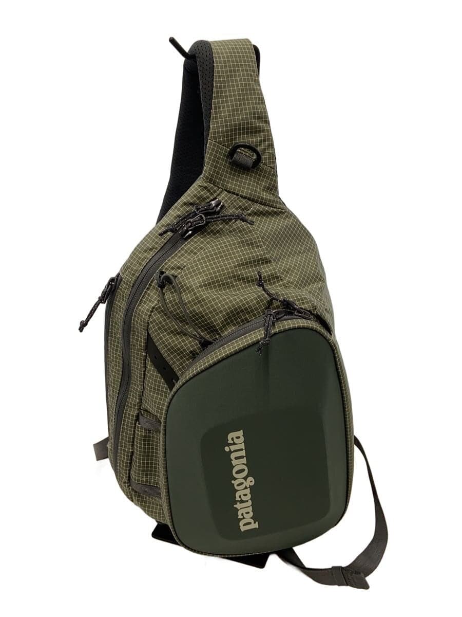 patagonia Shoulder Bag Nylon KHK Check 48327