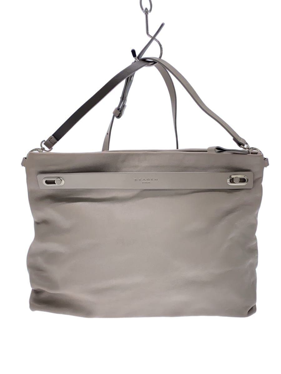 SKAGEN Shoulder Bag Leather GRY