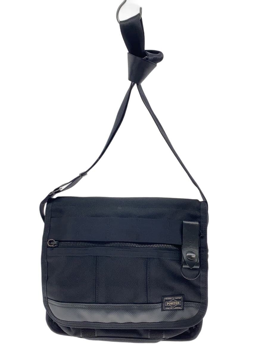 PORTER shoulder bag -- BLK plain