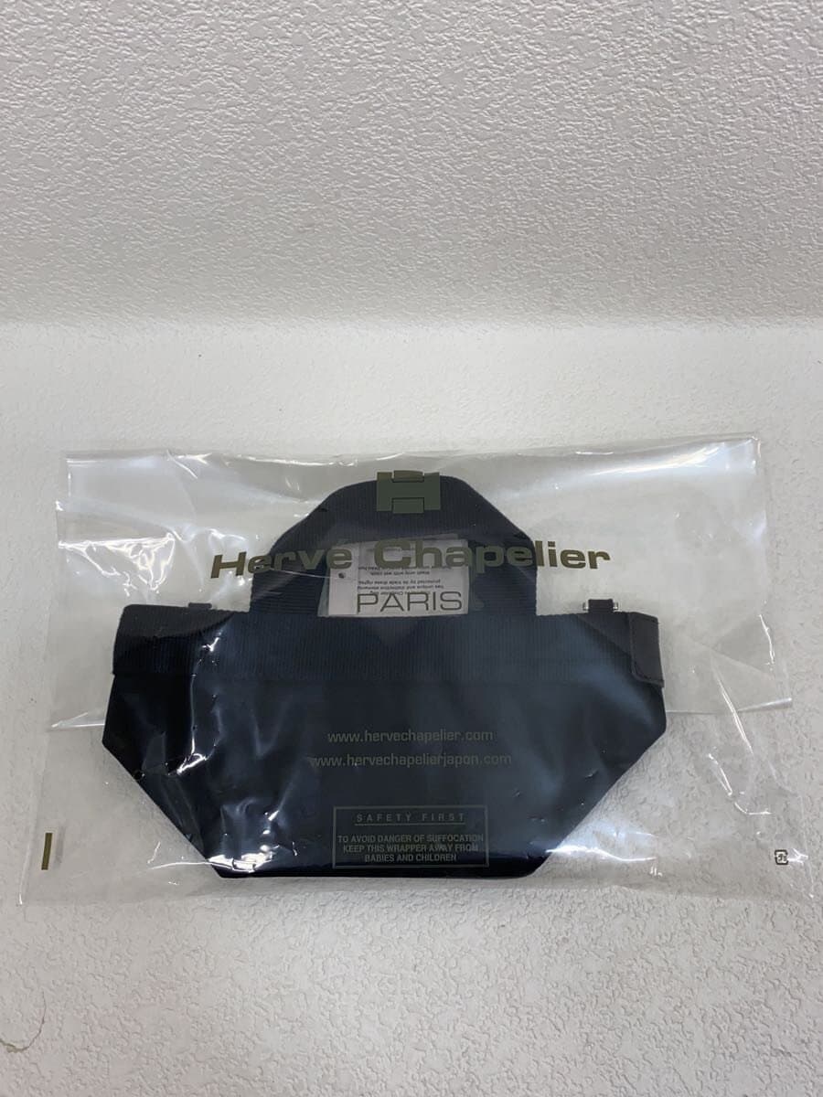 Herve Chapelier With Tag Boat Shape Tote S Noir x Noir Handbag BLK Solid 2701C