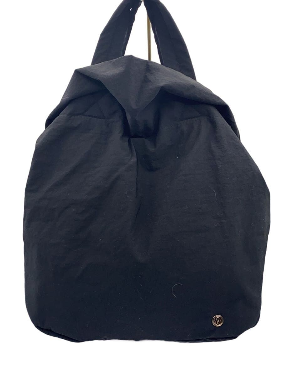 lululemon On My Level 2-Way Shoulder Bag Tote Bag Nylon BLK